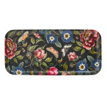 Spode Rectangular Birch Serving Tray (Dark Floral)