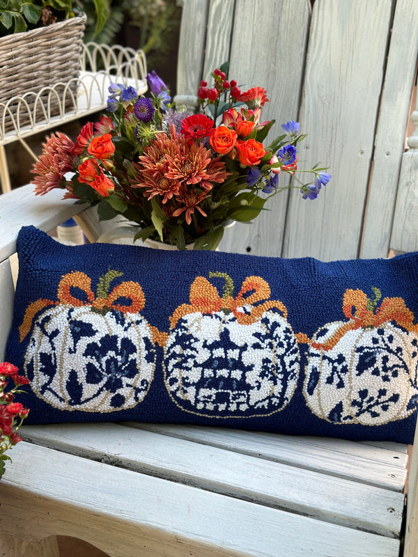 Chinoiserie Pumpkin Hook Pillow