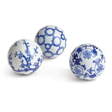 Barclay Butera Dynasty Orbs  (Set of 3 ceramic orbs only)