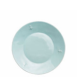 Bee Ceramic Dessert Plate-set of  4  in pale bleu